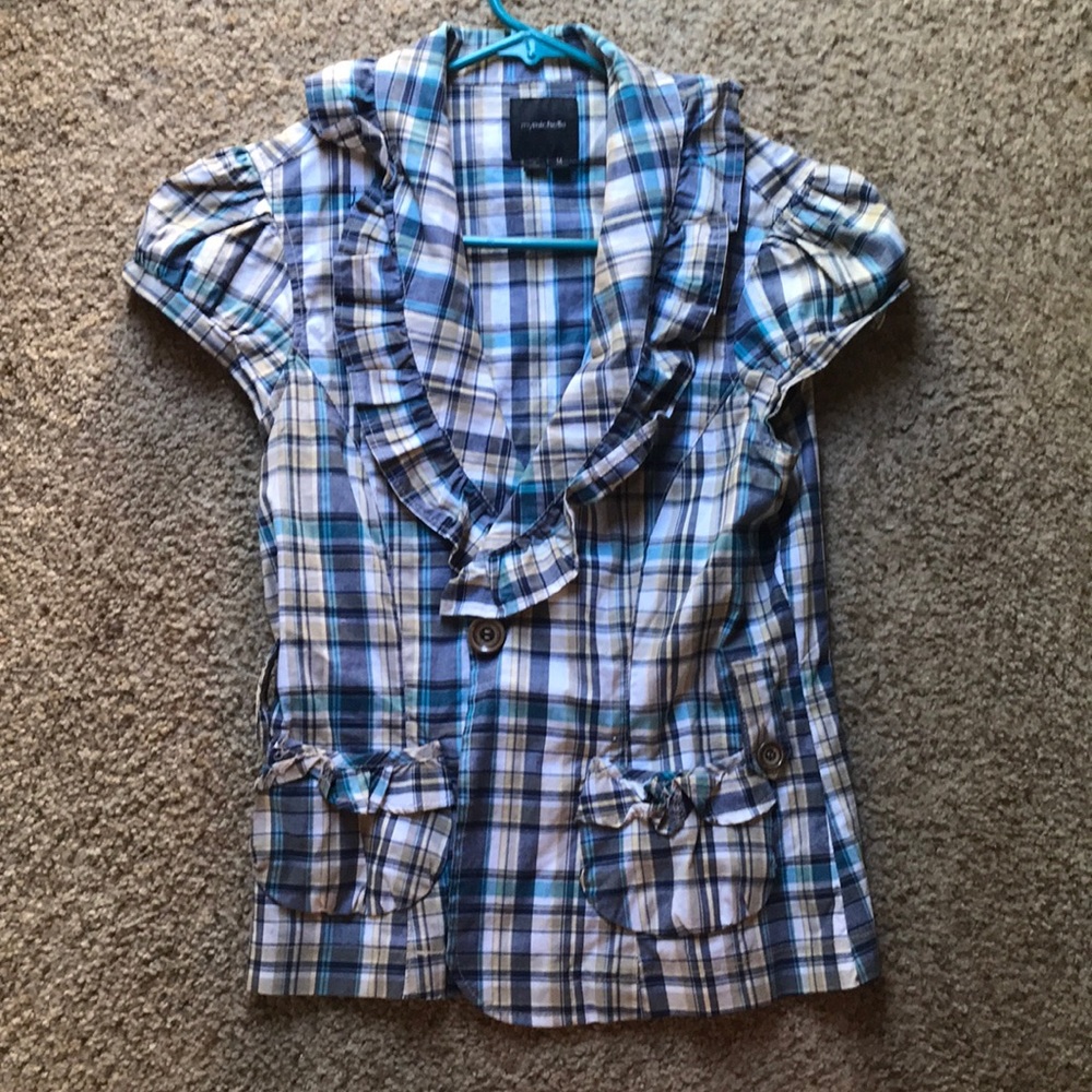 Plaid Blouse